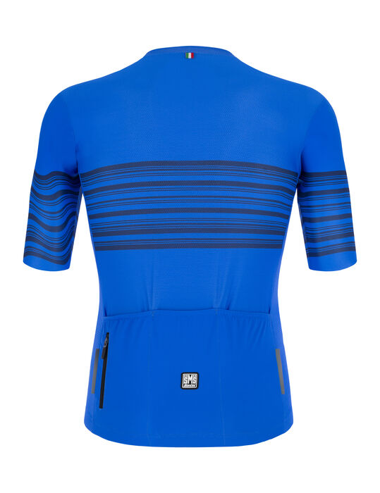 Santini Tono Profilo SS Mens Jersey XS Blue | ABC Bikes
