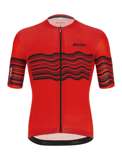 Santini Tono Profilo SS Mens Jersey XS Red | ABC Bikes
