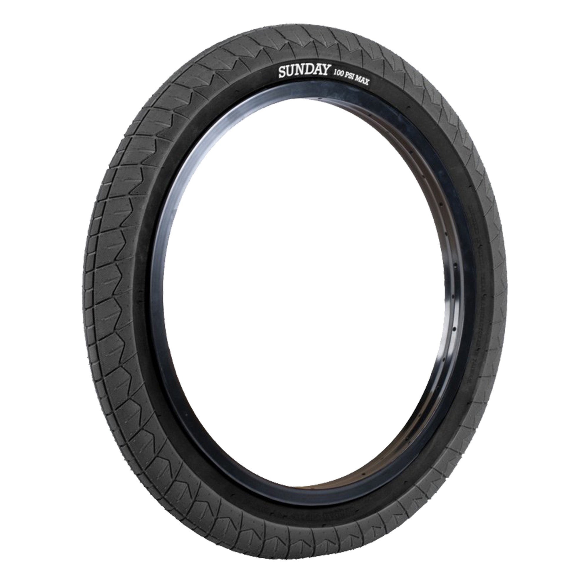 Sunday Current V2 Wirebead BMX Tyre 20 x 2.40 Black | ABC Bikes