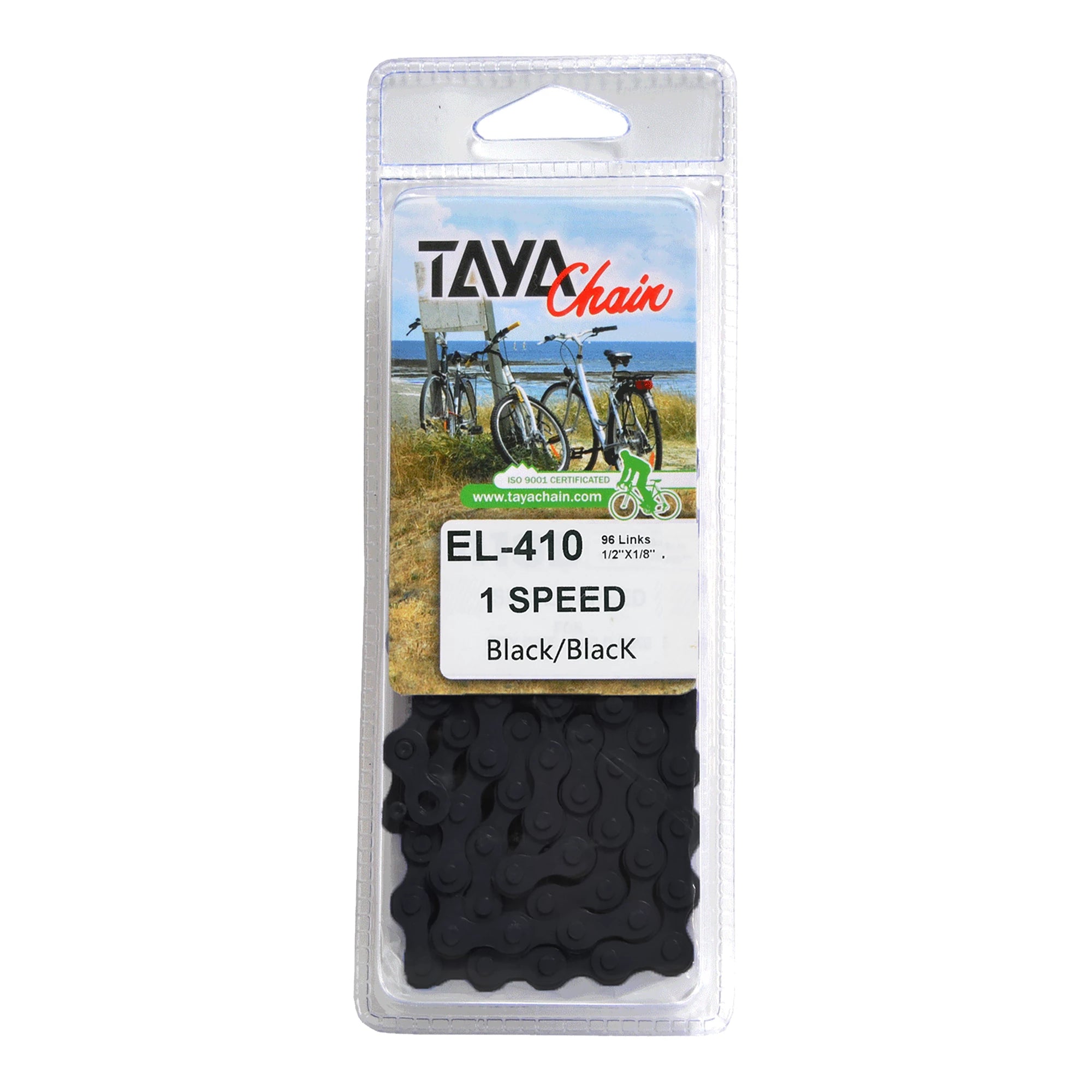 Taya EL410 BMX Chain 1/2 x 1/8 Black | ABC Bikes