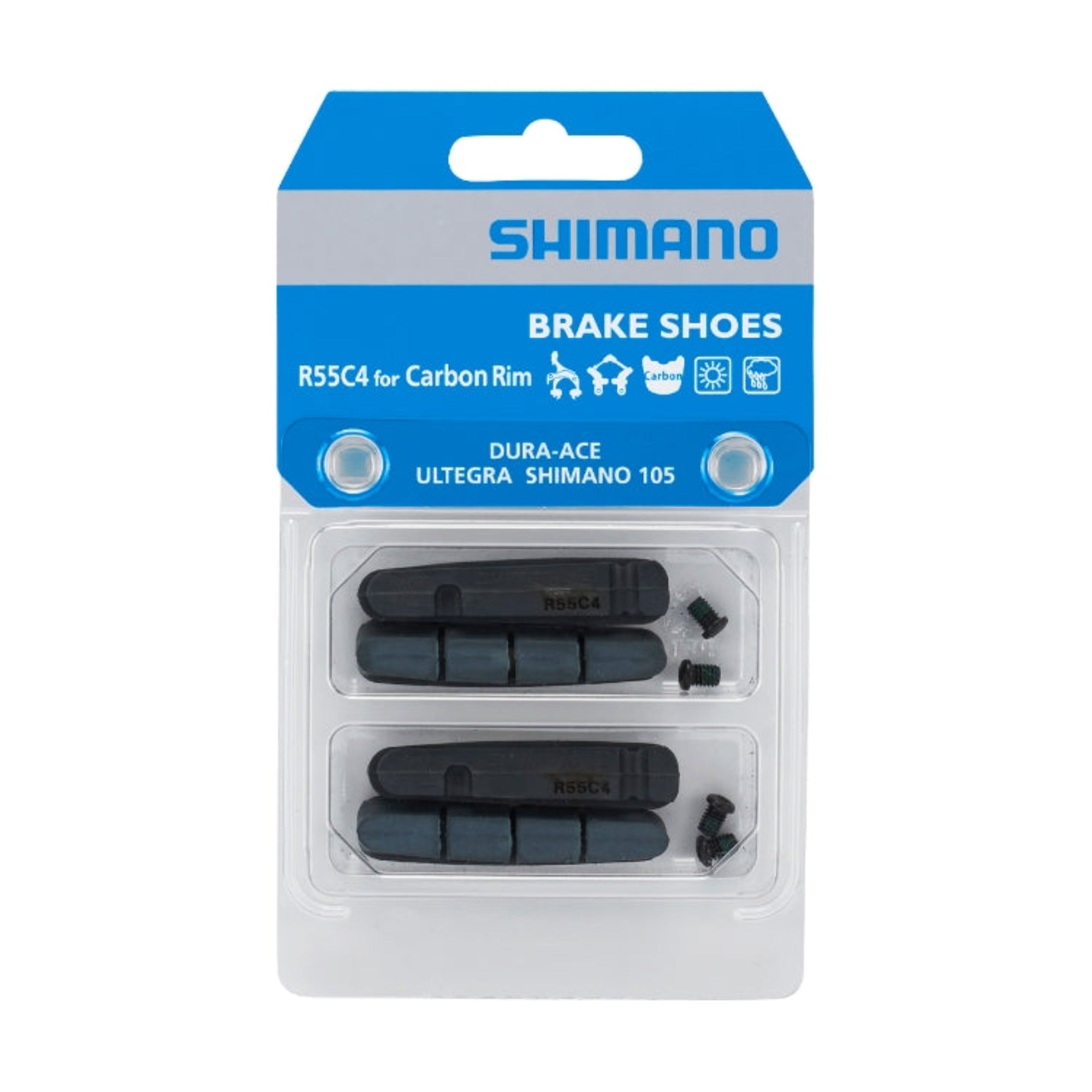 Shimano Dura-Ace 9000 R55C4 Carbon Brake Pad Inserts 2pr | ABC Bikes
