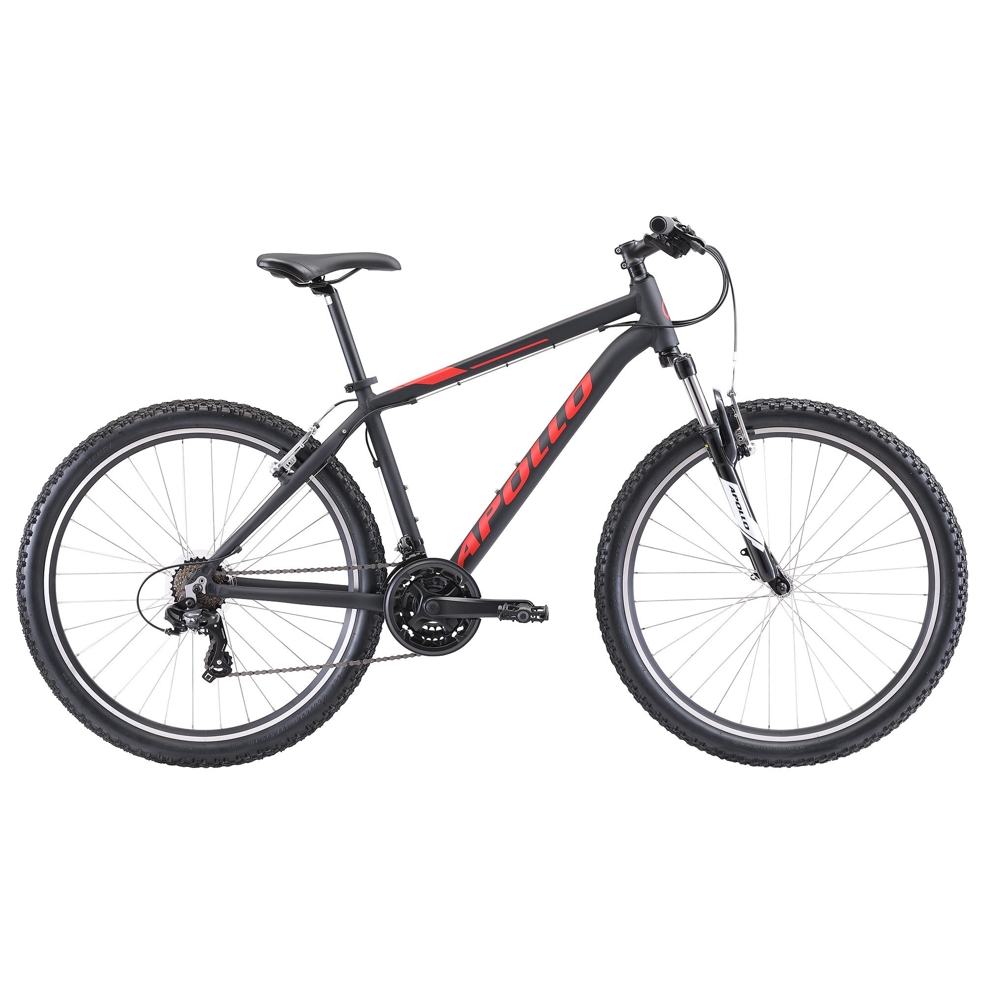 2022 Apollo Aspire 10 LG / 27.5 Matt Black/Red | ABC Bikes