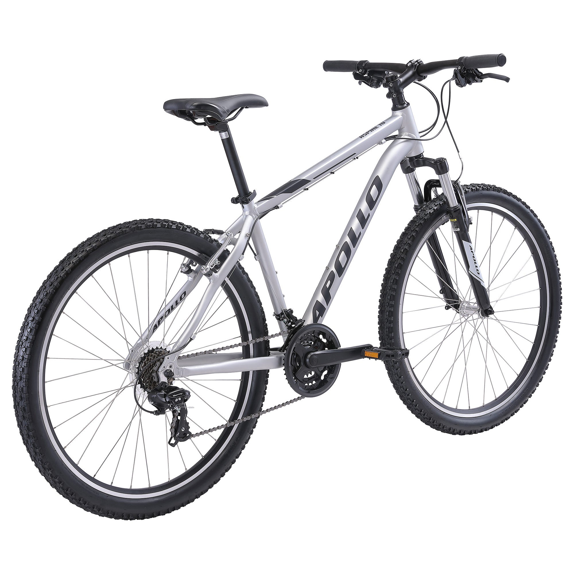 2022 Apollo Aspire 10 LG / 27.5 Matt Silver/Charcoal | ABC Bikes