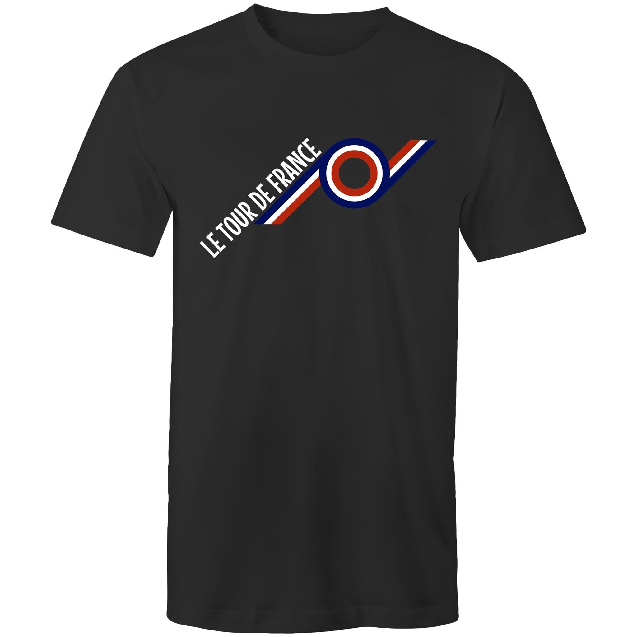 Tour de France Bullseye T-Shirt Small Black | ABC Bikes