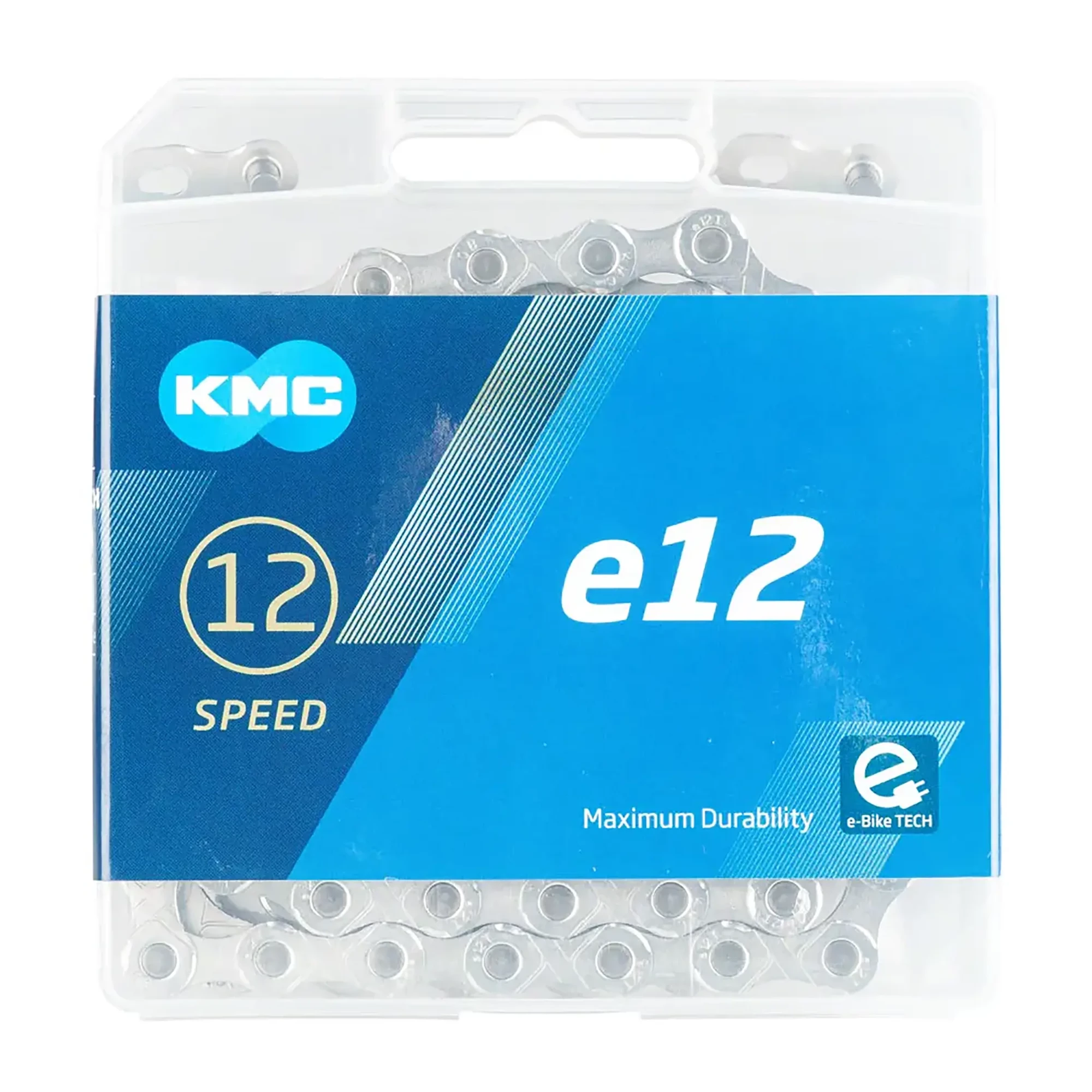 KMC e12 12sp eBike Chain Silver | ABC Bikes
