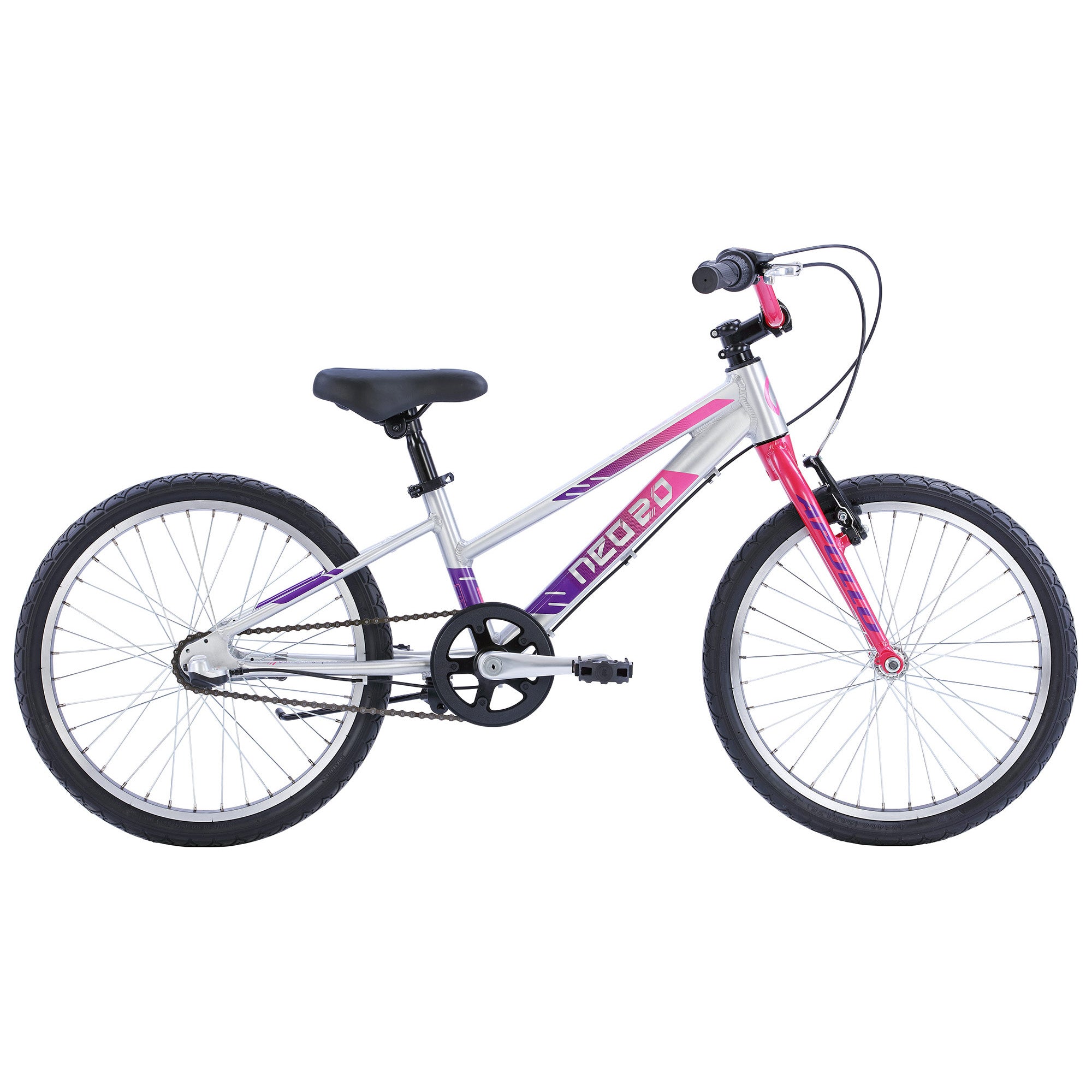 2022 Neo+ 20 3i Girls Brushed Alloy/Pink/Purple Fade | ABC Bikes