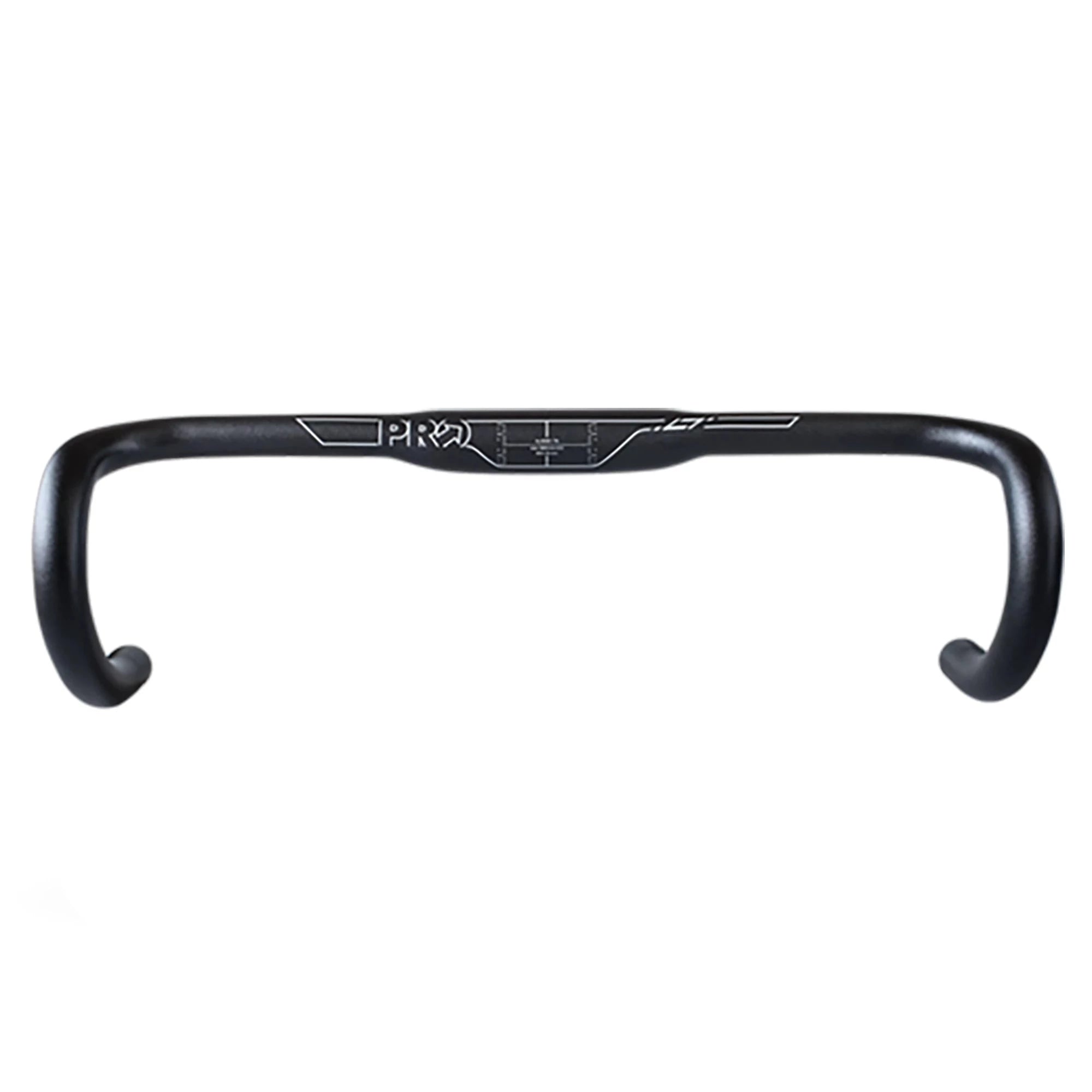 PRO LT Compact Ergo Road Handlebar, lightweight bike parts with ergonomic design for comfortable cycling.