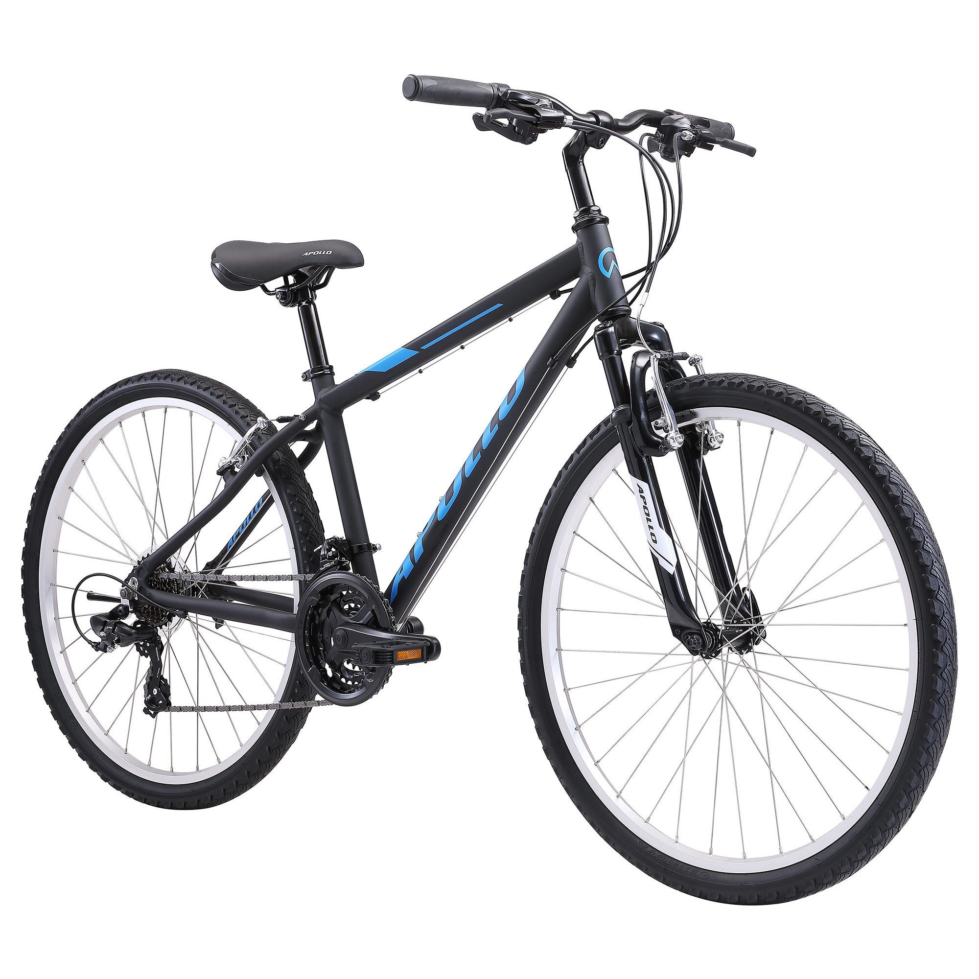 2022 Apollo Summit 10 SM / 26 Matt Black/Blue | ABC Bikes