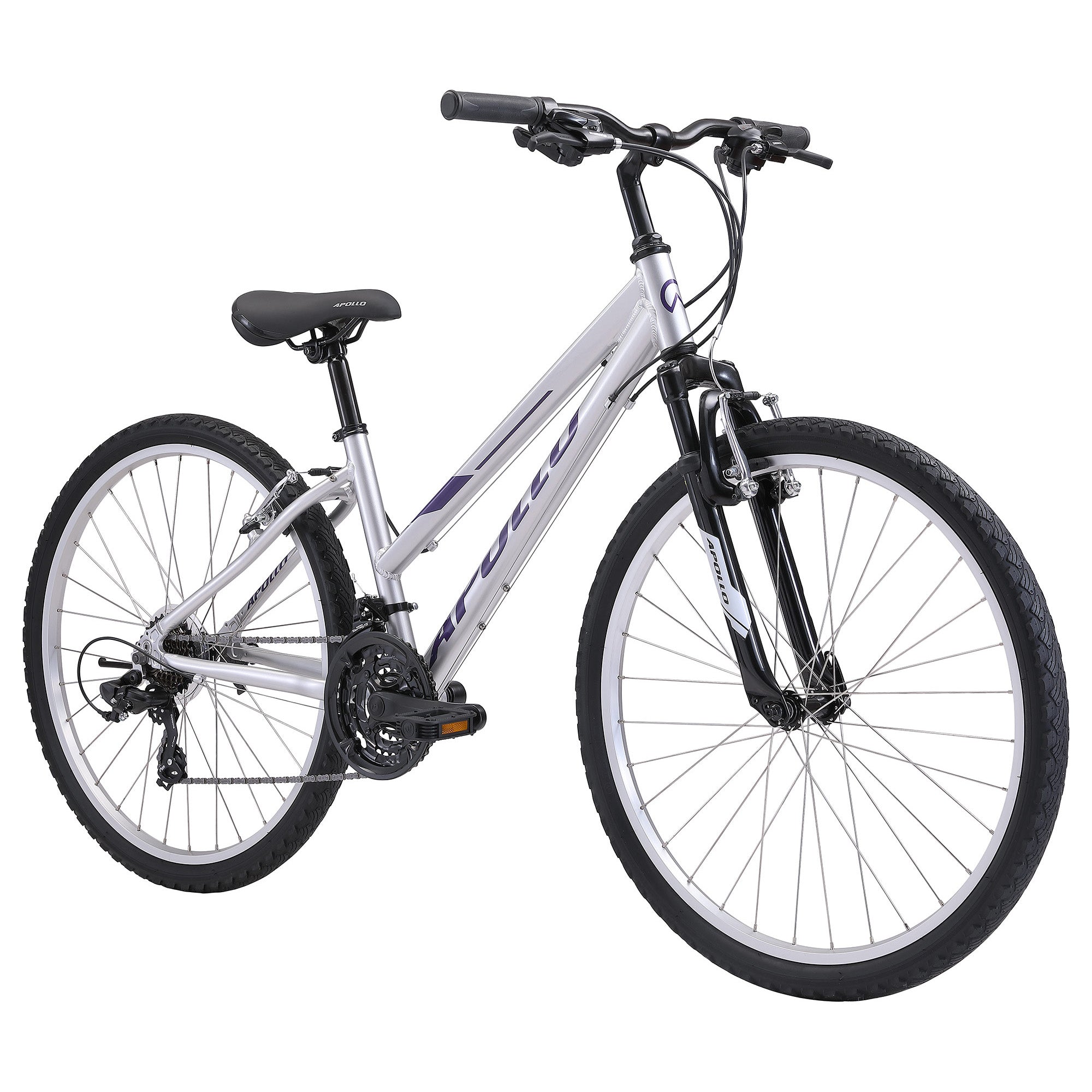 2022 Apollo Summit 10 W SM / 26 Gloss Silver/Purple | ABC Bikes