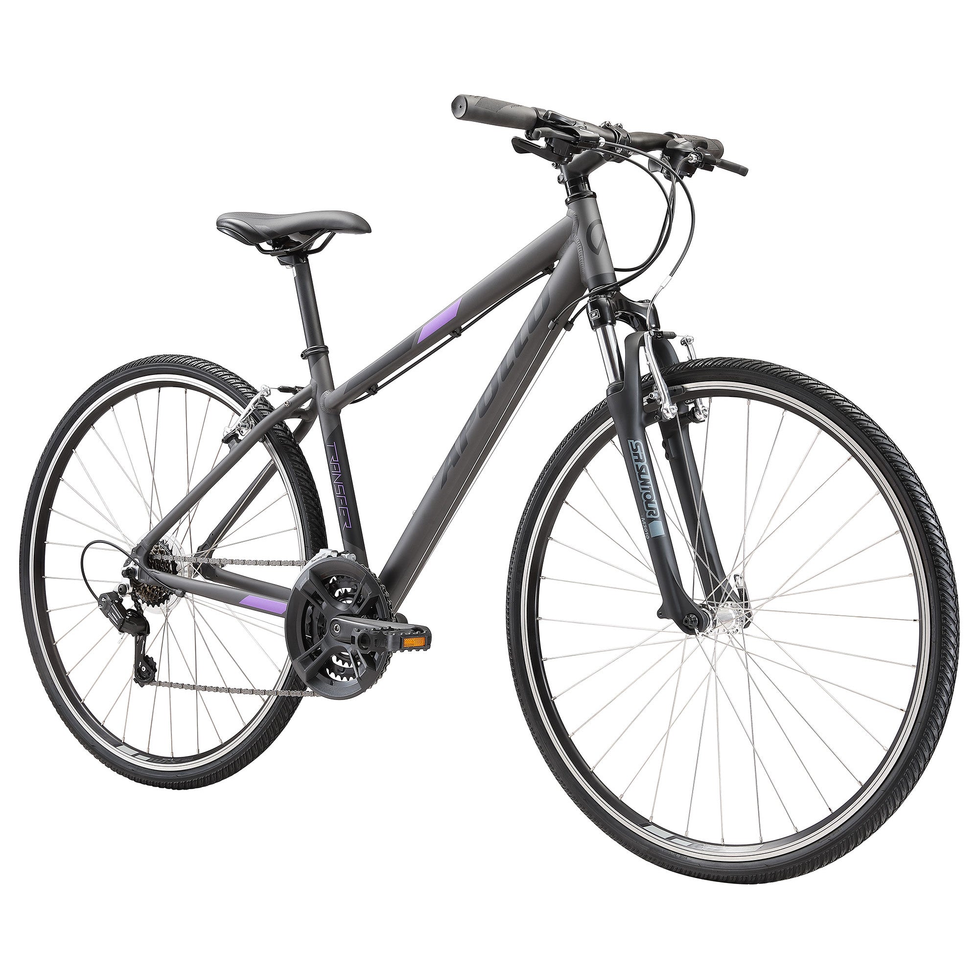 2022 Apollo Transfer 10 W XS Matt Charcoal/Black/Lavender | ABC Bikes