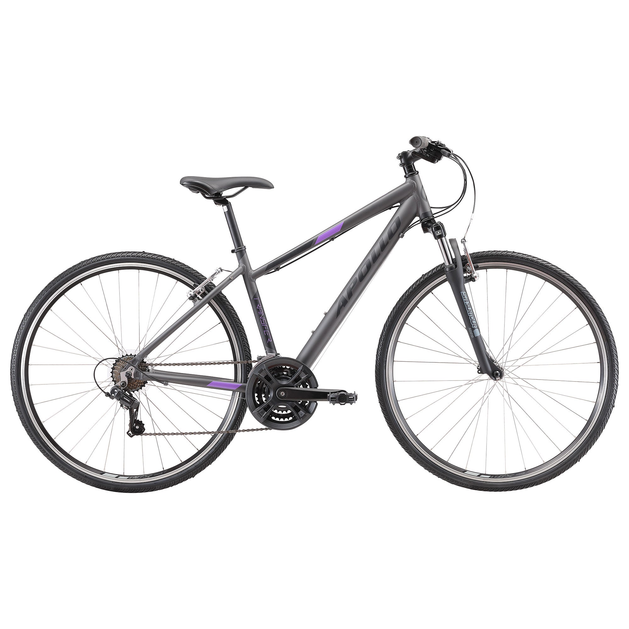 2022 Apollo Transfer 10 W XS Matt Charcoal/Black/Lavender | ABC Bikes