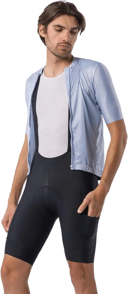 Castelli Unlimited 2 Cargo men's bib knicks with multiple pockets, made for cycling, featuring a streamlined fit and durable fabric.