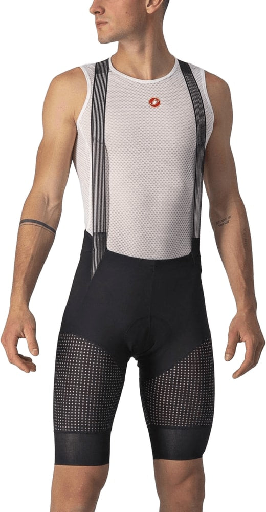 Castelli Unlimited Ultimate men's MTB liner shorts displayed with breathable fabric and adjustable waistband for cycling comfort.