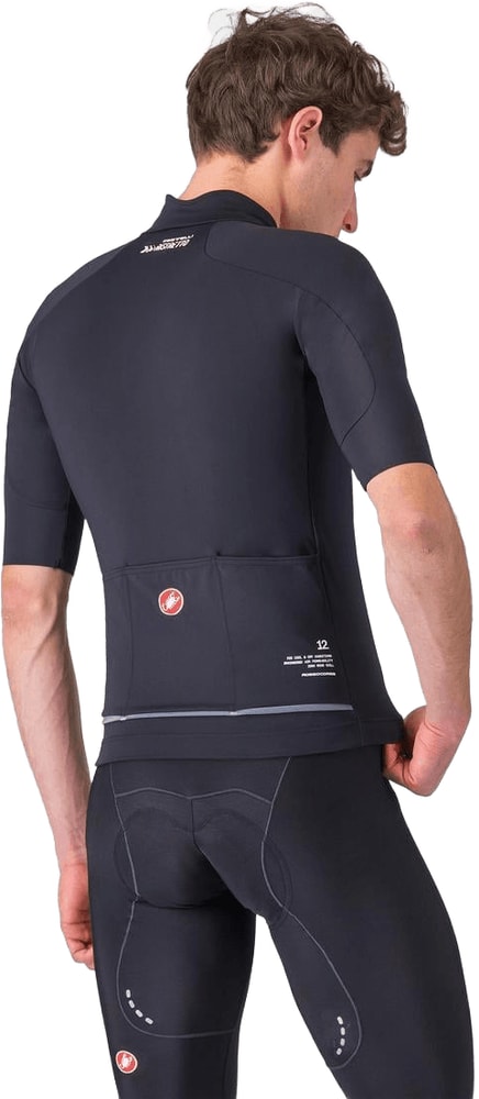 Castelli Do.Di.Ci. SS men's jacket in lightweight fabric, featuring a sleek design and full front zipper.