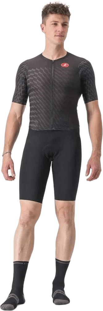 Castelli PR 2 men's speed suit, form-fitting cycling clothing with aerodynamic design and high-performance fabric.