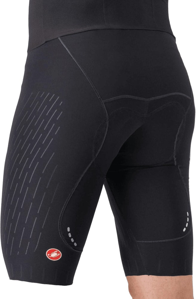 Castelli Sanremo S men's speed suit, form-fitting cycling clothing with aerodynamic design and breathable fabric.