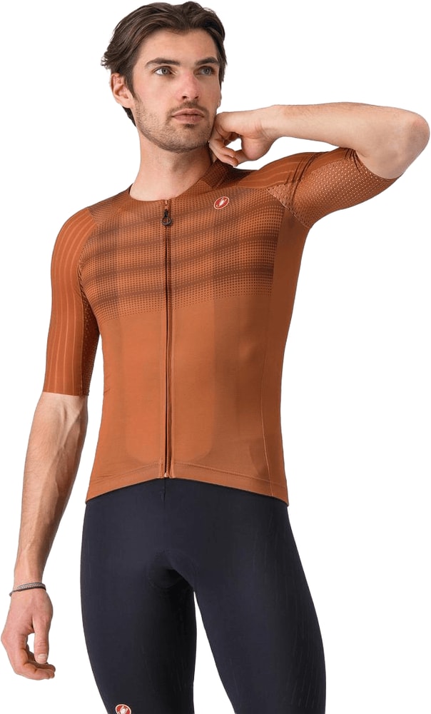 Castelli Aero Race 8S men's cycling jersey in lightweight fabric with short sleeves and aerodynamic design.