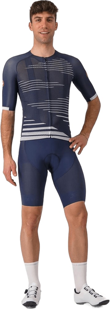 Castelli Climber's 4.0 SS men's cycling jersey in lightweight, breathable fabric, featuring a sleek design and short sleeves.