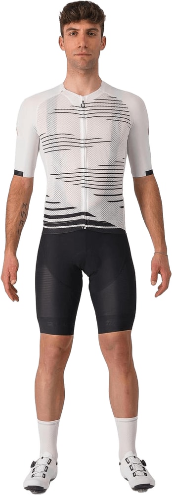 Castelli Climber's 4.0 SS men's cycling jersey in lightweight fabric with short sleeves and breathable design.