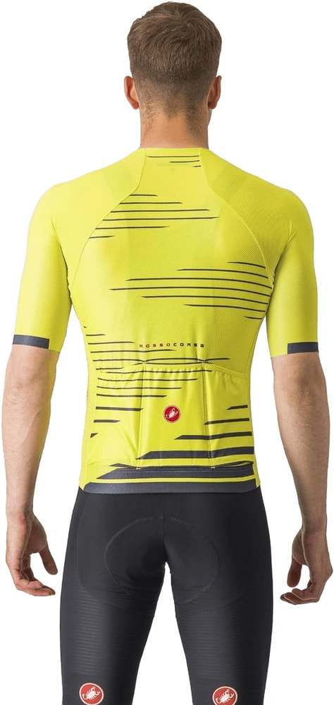 Castelli Climber's 4.0 SS men's cycling jersey in white with short sleeves and breathable fabric.
