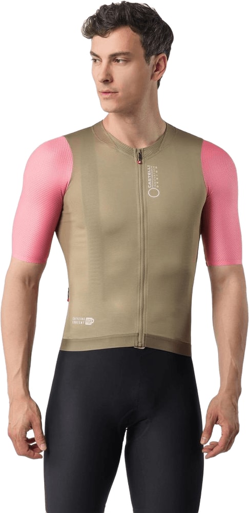 Castelli Corretto SS men's cycling jersey in lightweight fabric with short sleeves and logo details.