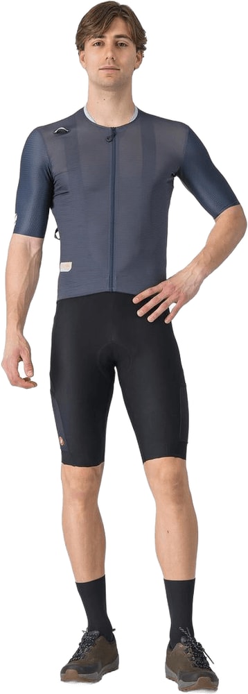 Castelli Unlimited Pro SS men's cycling jersey in lightweight fabric with short sleeves and branding details.