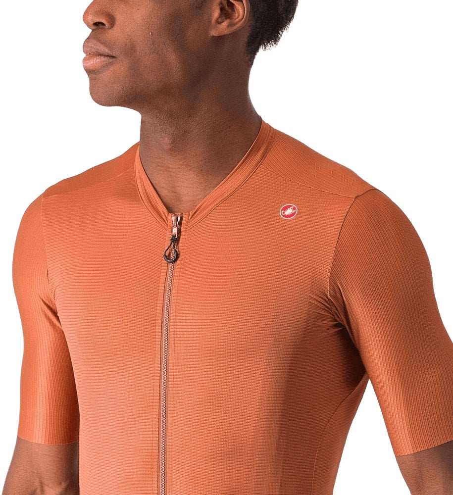 Castelli Espresso SS men's cycling jersey in lightweight fabric with short sleeves and stylish design.