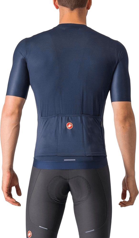 Castelli Espresso SS men's cycling jersey in lightweight fabric with short sleeves, designed for comfort and performance.