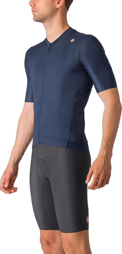 Castelli Espresso SS men's cycling jersey in lightweight fabric with short sleeves and front zipper.