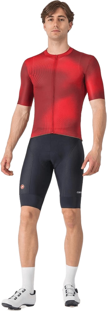 Castelli Vortice short sleeve men's cycling jersey in lightweight, breathable fabric with a sleek design and vibrant colors.
