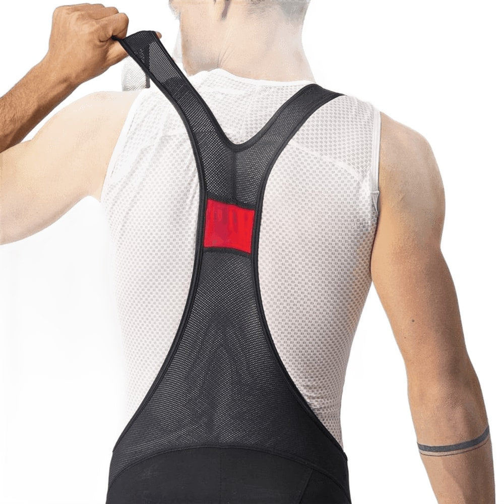 Castelli Endurance 3 men's bib knicks, cycling clothing with padded chamois and breathable fabric, designed for long rides.
