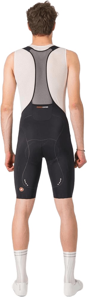 Castelli Free Aero Race S men's bib knicks with aerodynamic design, tight fit, and high-performance cycling apparel.