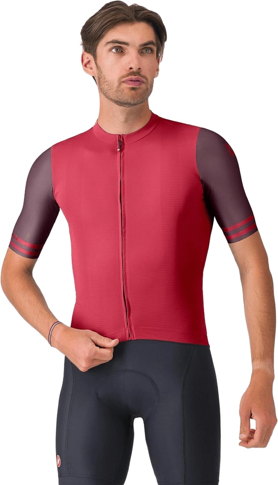 Castelli Prologo Lite 2 SS men's cycling jersey in light fabric with short sleeves, designed for performance and comfort.