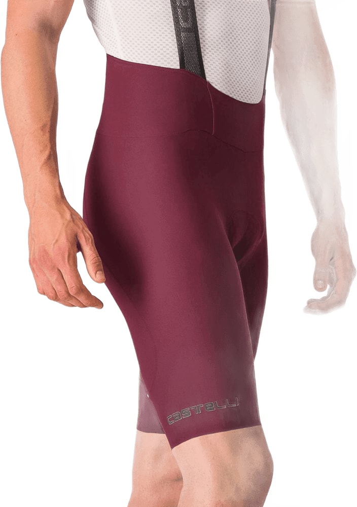 Castelli Espresso men's bib knicks, cycling clothing with padded chamois and adjustable straps, designed for comfort.