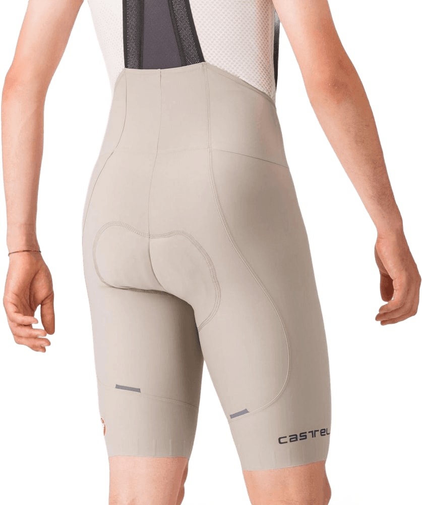 Castelli Espresso men's bib knicks, tight-fitting cycling clothing with padding, designed for comfort and performance.