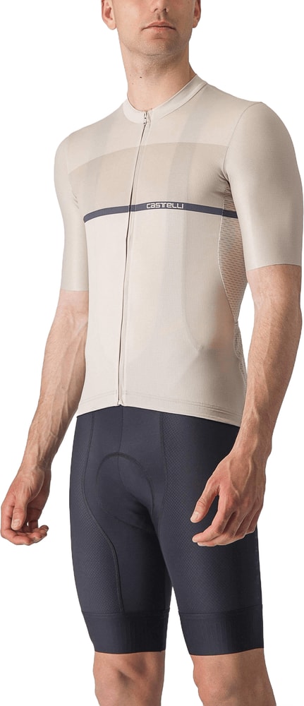 Castelli Tradizione SS men's cycling jersey with short sleeves, lightweight fabric, and classic design.