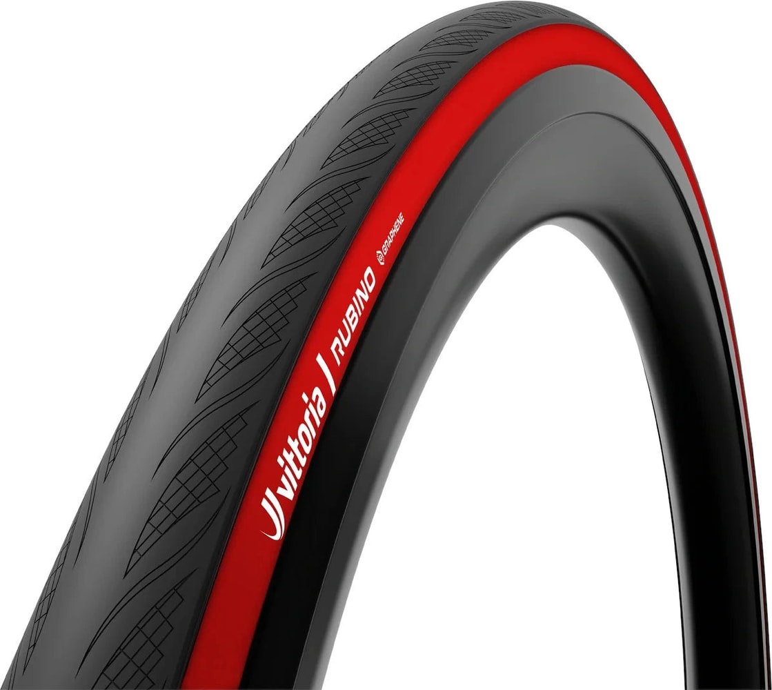 Vittoria Rubino V G2 clincher folding road tyre in black rubber