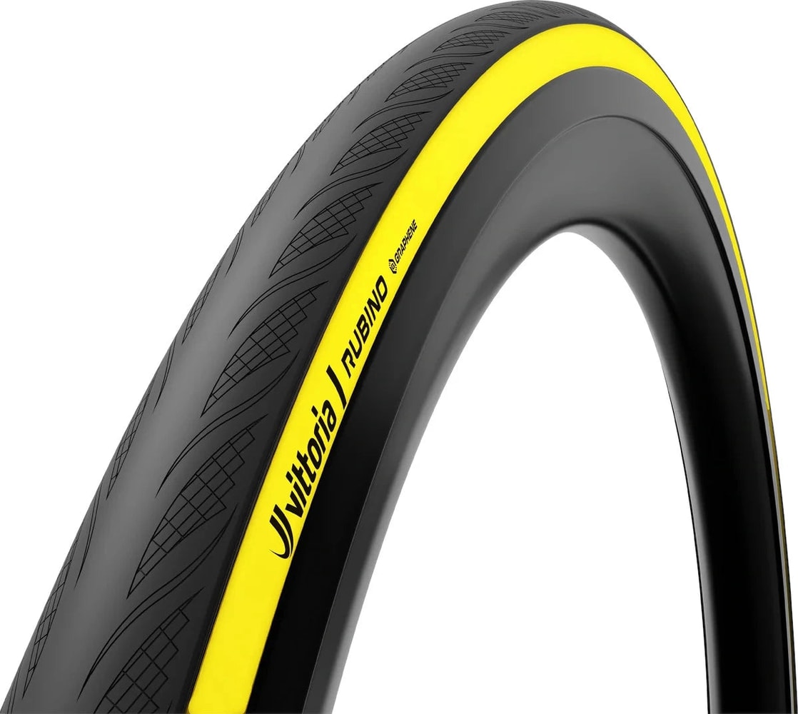 Vittoria Rubino V G2 clincher folding road tyre in black rubber