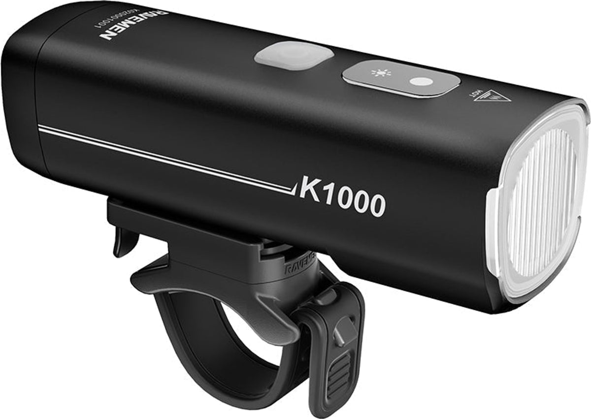 Ravemen K1000 front light for bicycle handlebars