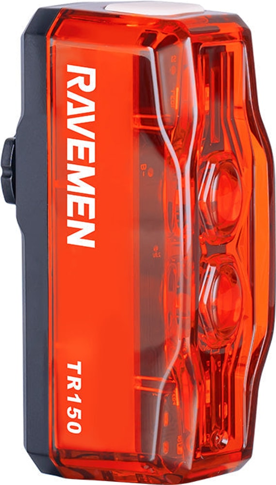 Ravemen TR150 rear light bicycle accessory in compact black housing