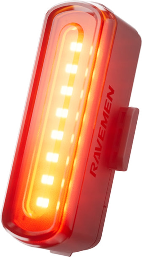 Ravemen TR30 brake rear light for bicycle, compact red LED safety accessory