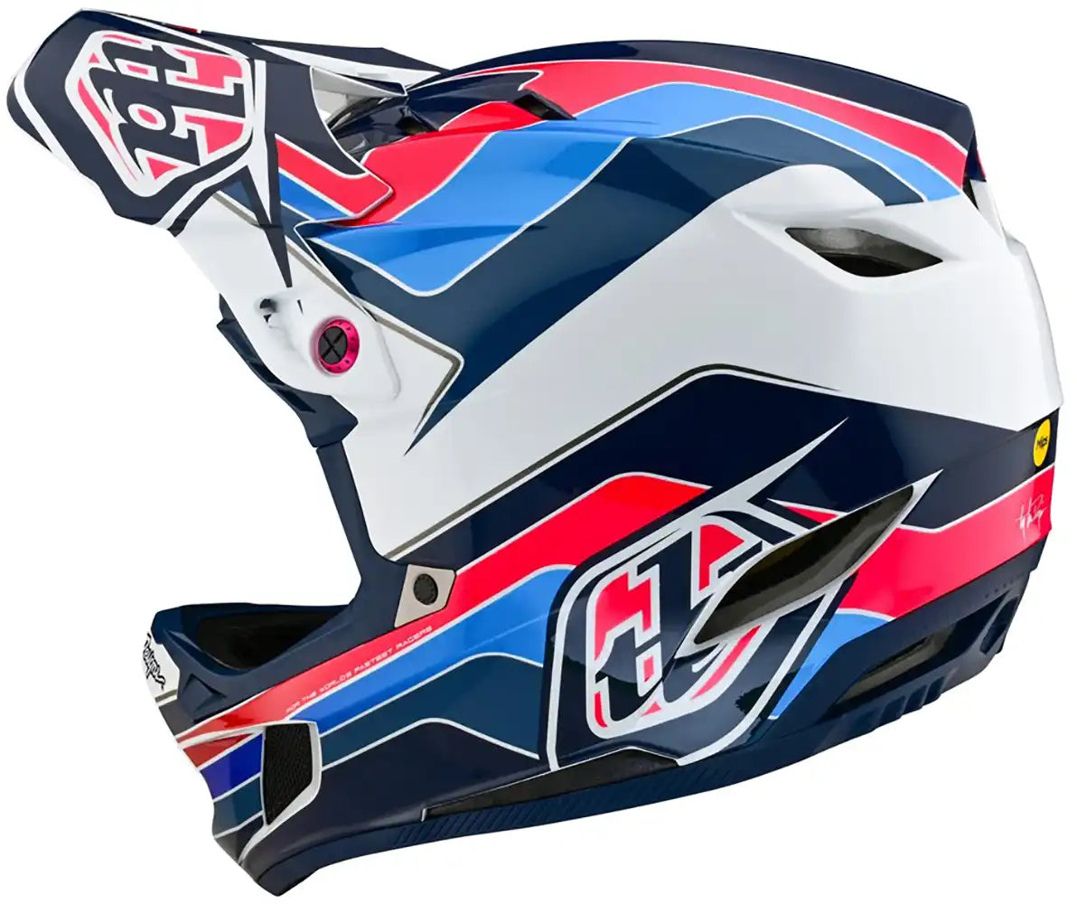 Troy Lee Designs D4 BLOCK Polycarbonate MIPS Full Face Helmet - ABC Bikes