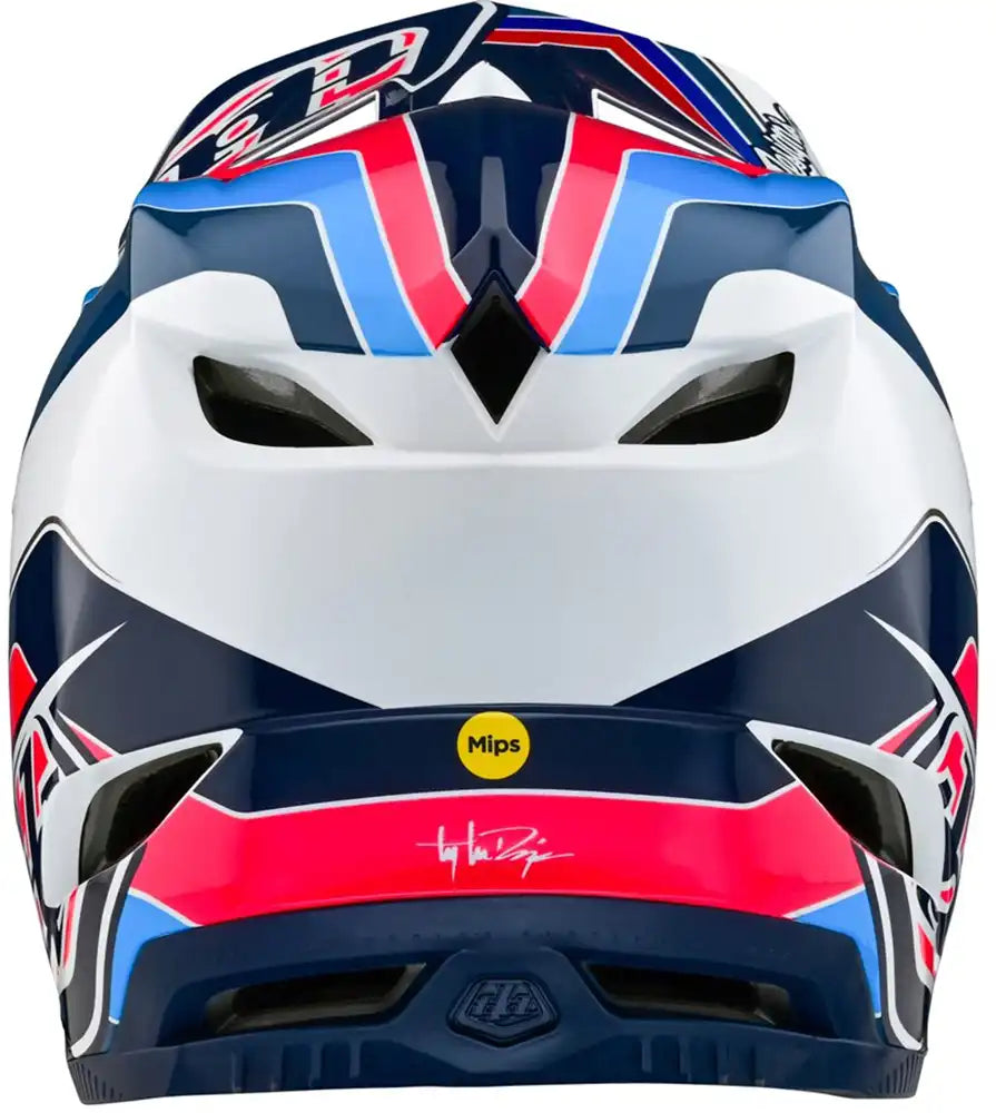 Troy Lee Designs D4 BLOCK Polycarbonate MIPS Full Face Helmet - ABC Bikes