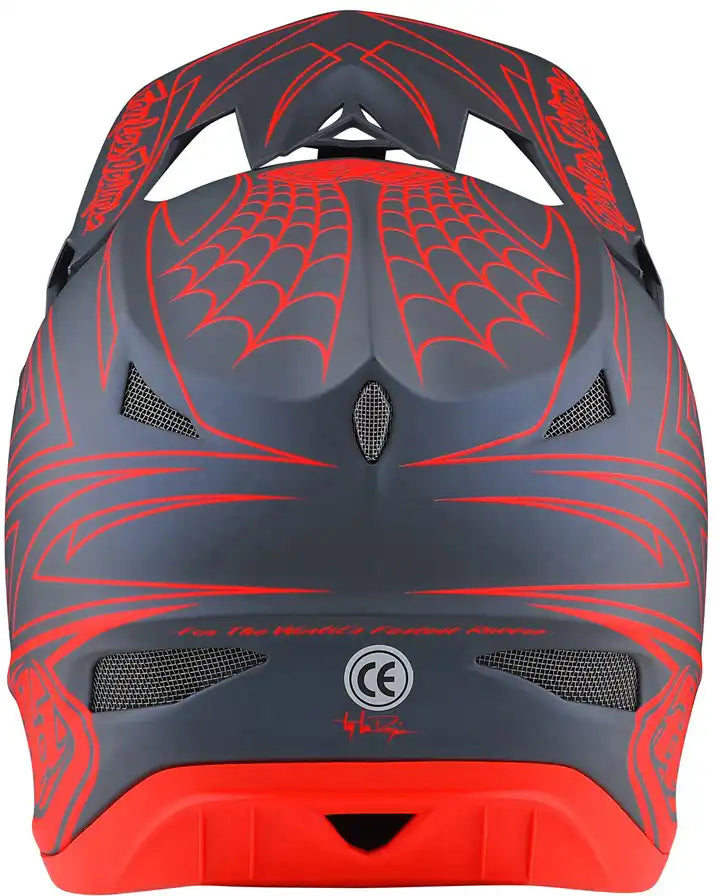 Troy Lee Designs D3 Fiberlite Spiderstripe Full Face Helmet - ABC Bikes
