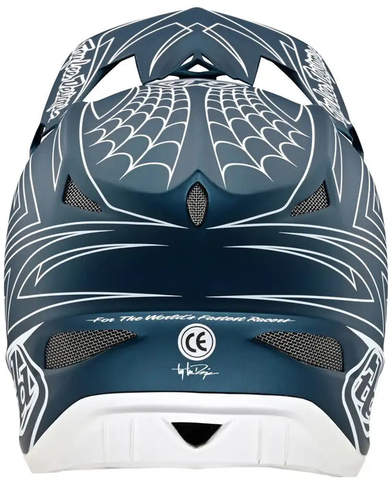 Troy Lee Designs D3 Fiberlite Spiderstripe Full Face Helmet