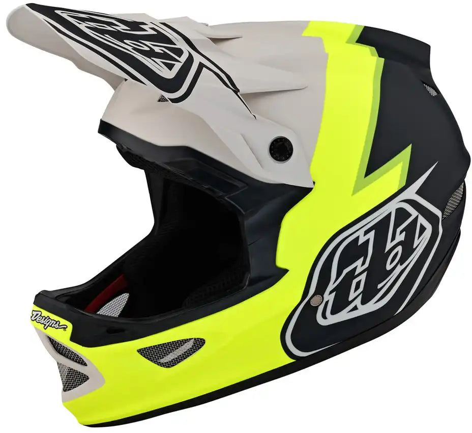 Troy Lee Designs D3 Fiberlite Volt Full Face Helmet - ABC Bikes