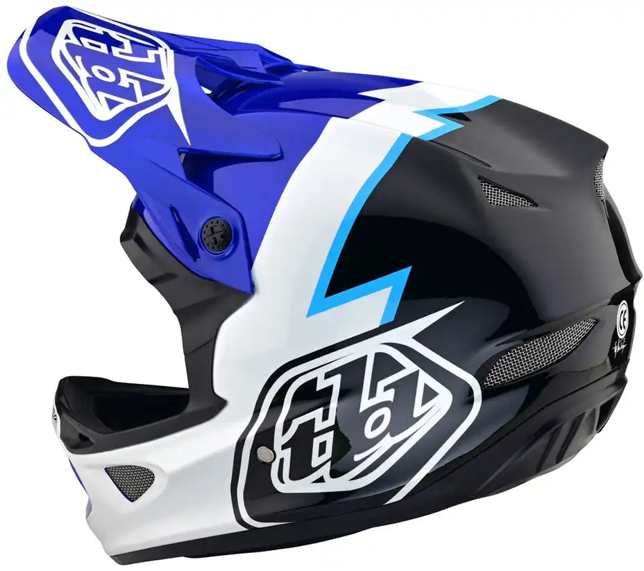 Troy Lee Designs D3 Fiberlite Volt Full Face Helmet - ABC Bikes
