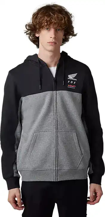 Fox X Honda Zip Fleece Mens Hoodie - ABC Bikes