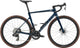 Black BMC Teammachine SLR 01 FIVE road bike with aerodynamic frame and drop handlebars, ready for racing and high-performance cycling.