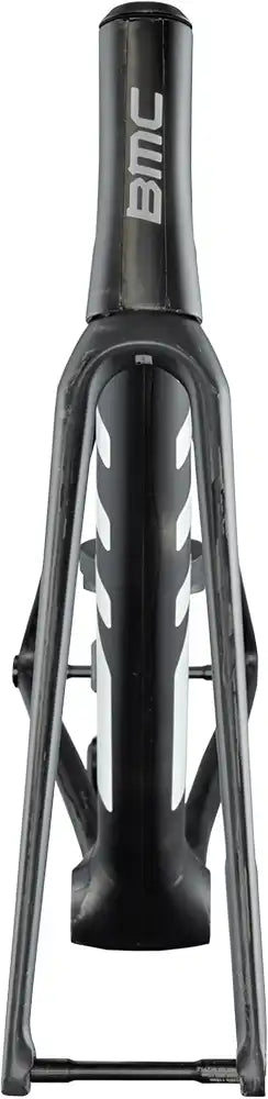 BMC Teammachine SLR 01 road bike frameset in black with sleek aerodynamic design and lightweight carbon construction.
